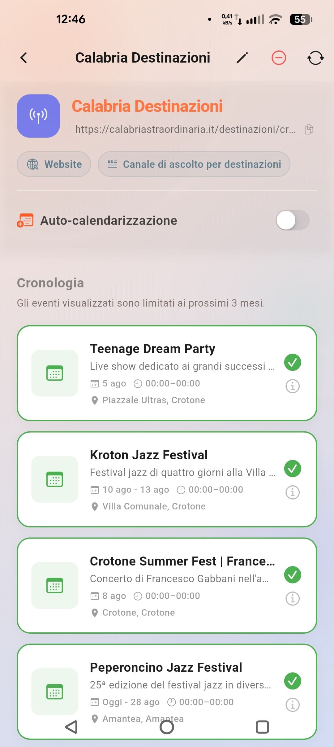 Collega i tuoi Canali 3